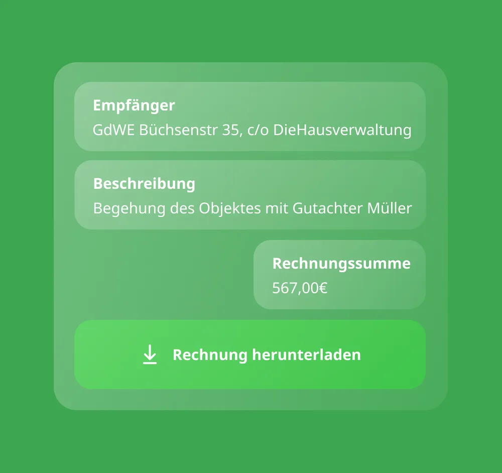 E-Rechnung erstellen – propinsight Screenshot